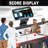 RayChee 48'' 2 -Player Wood Air Hockey Table with Digital Scoreboard
