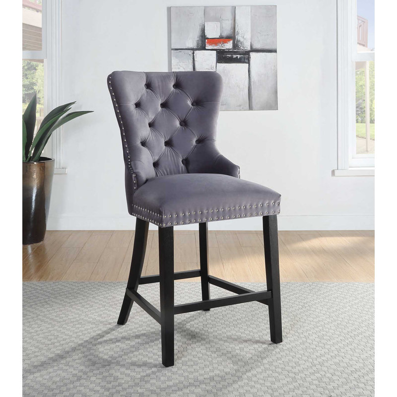 Glasby Counter Stool, Gray