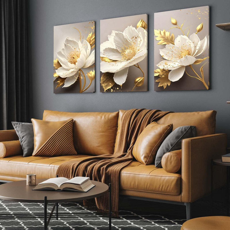 3 Piece Wrapped Canvas Wall Art