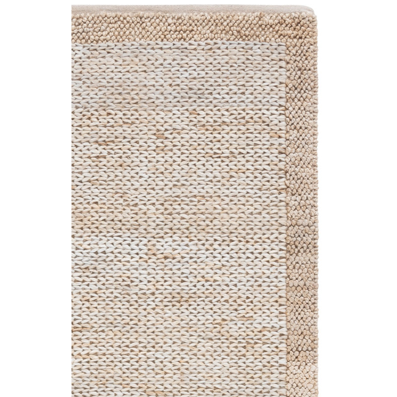 Natural Fiber Handwoven Jute Rug, Rectangle 6' x 9'