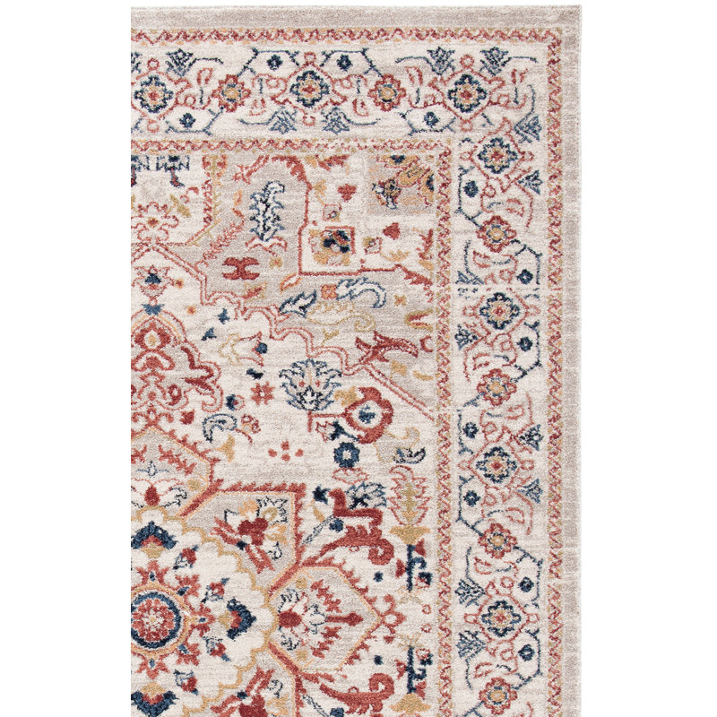 Tapis beige/ivoire oriental Casetta, Rectangle 4 pi x 6 pi