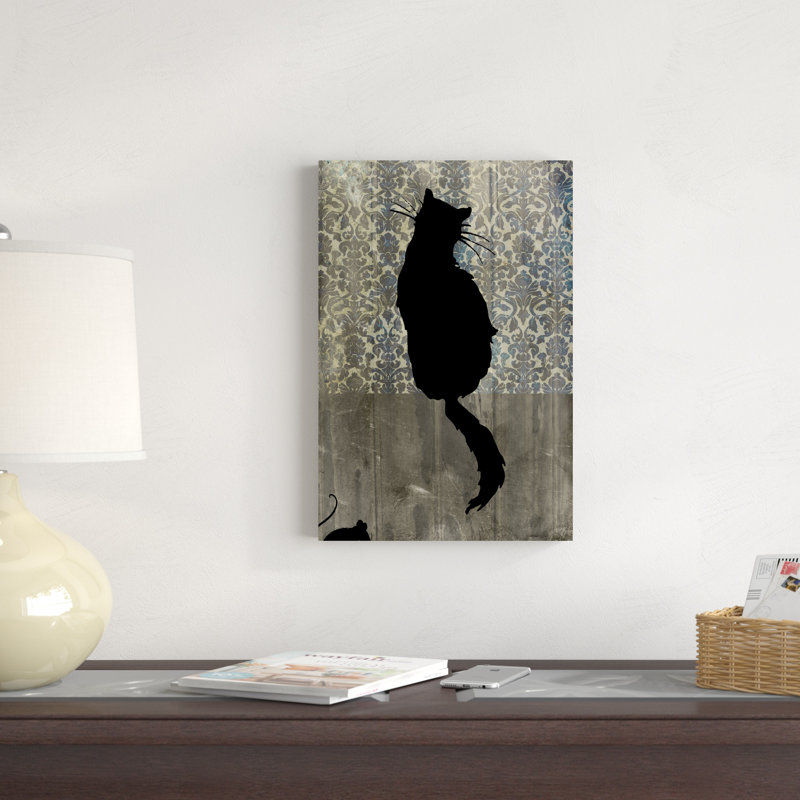" Mouse Hunt I ", 18" H x 12" W x 1.25" D