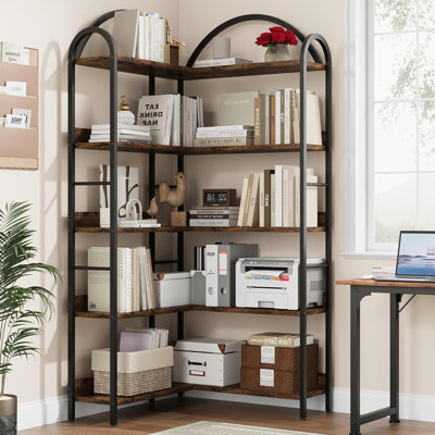 54.1 cm W Corner Bookcase