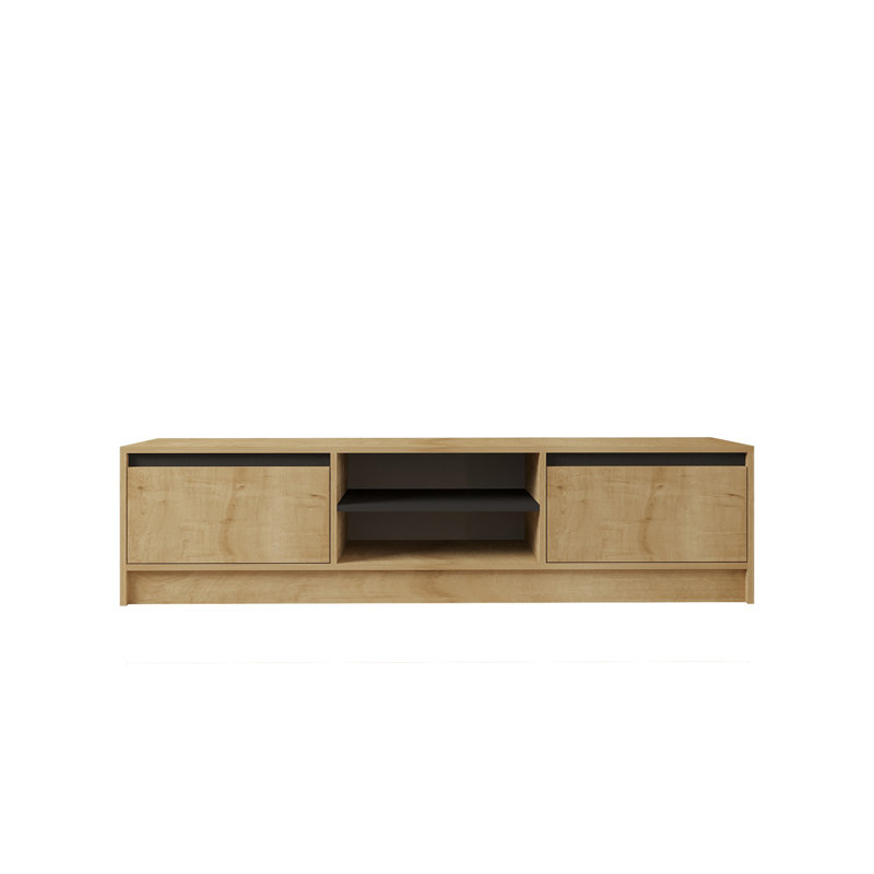 Keikei Unfinished TV Stand, Natural