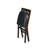 Stakmore School House Folding Chair, Espresso Frame with Black Vinyl