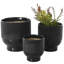 Ensemble de pots à fleurs en céramique 3 pièces Aisa-93328873-93328874
