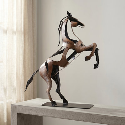 Handmade Metal Horse Statue Sculpture Décor Gifts For Horse Lovers