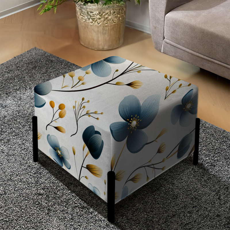 Motif floral Blue Essence