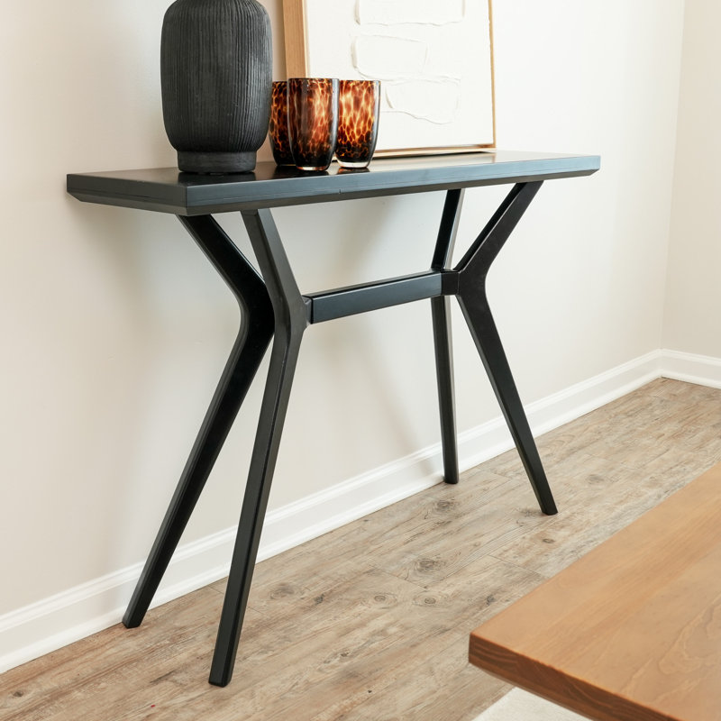 Console de vestibule 46 po Muhsina, H 32 po x l 46 po x P 12 po, Noir