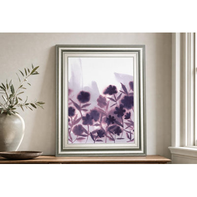 Ultra Violets II Wall Art - 22" x 26" - Silver Frame