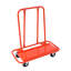 Chariot de tôle et de panneau pour cloison sèche robuste, capacité de charge de 3000 lb, chariot de service pour panneau