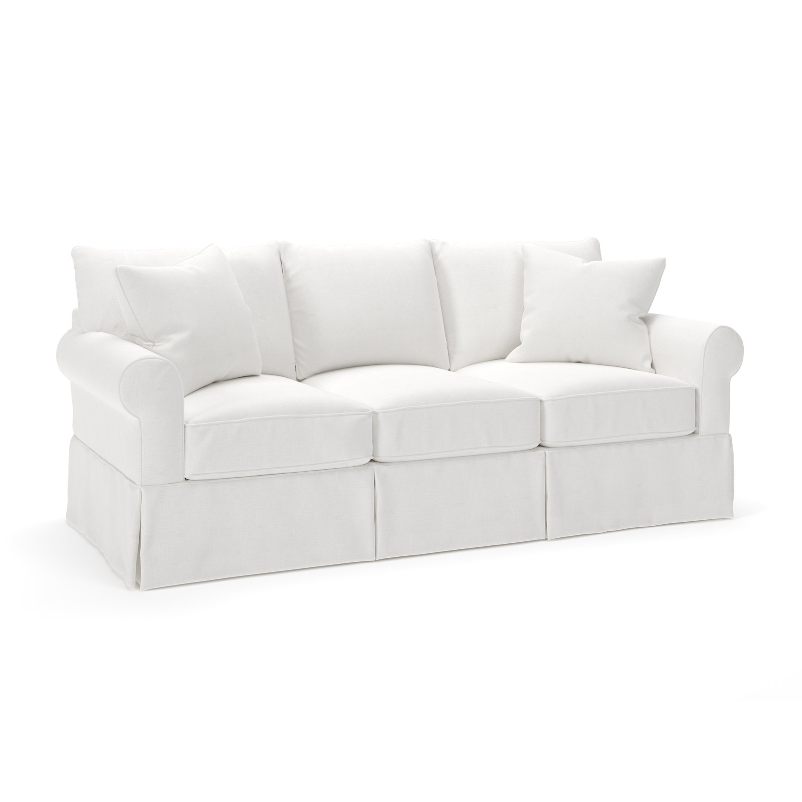 Amari 89'' Sofa, Drusky Moonglow Sustain® Basketweave