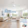 Kemp 52'' 3-Blade Matte Modern Ceiling Fan with Remote Control