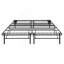 Structure de lit pliable en métal noir-114228926
