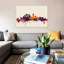 Minneapolis, Minnesota, USA On Beige by Michael Tompsett - No Frame Print on Canvas-42158095