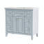 Meuble-lavabo simple 36 po avec plateau en résine Mikaylin-1734379073