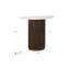 Console Table 35'' W Marble Console Table