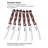 Velaze 15 Piece High Carbon Stainless Steel Knife Block Set