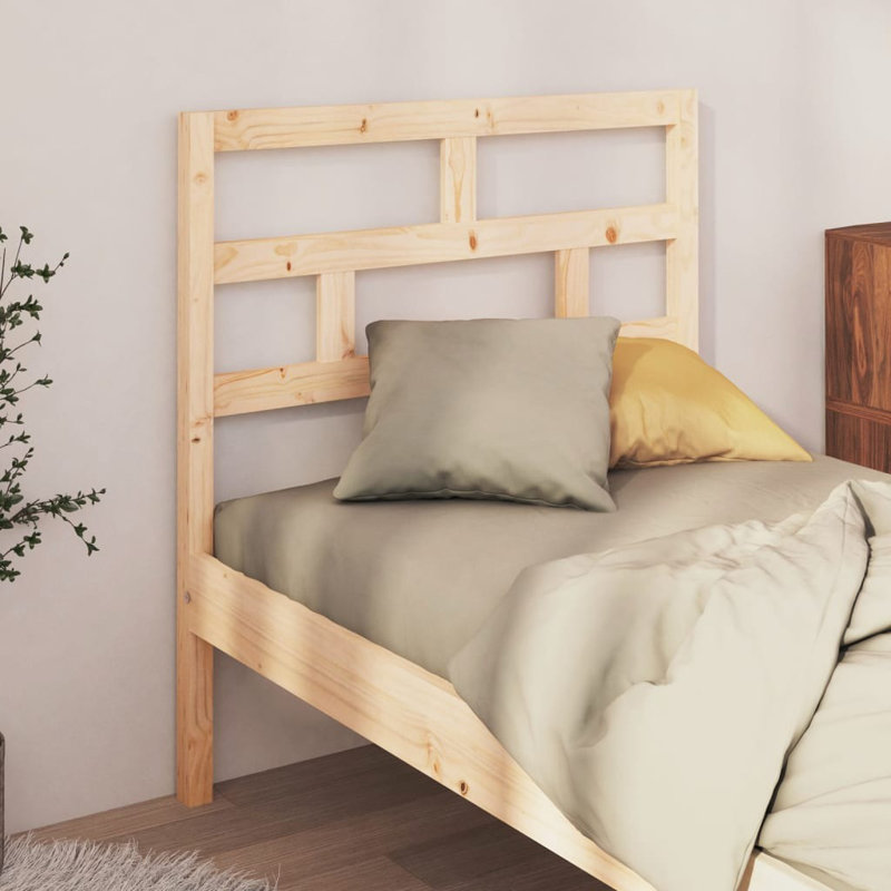 Macintyre Solid Wood Headboard, Light Brown, 81 x 100 cm