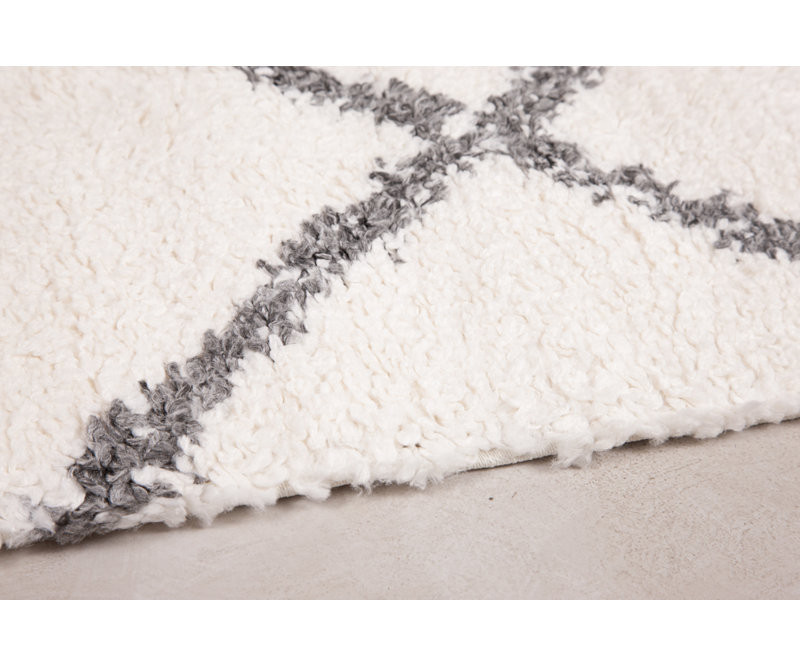 Cedarburg Geometric Shag Area Rug, Rectangle 200 x 290cm
