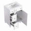 Meuble-lavabo 24 po avec lavabo en céramique, 2 tiroirs, 1 porte-120330083