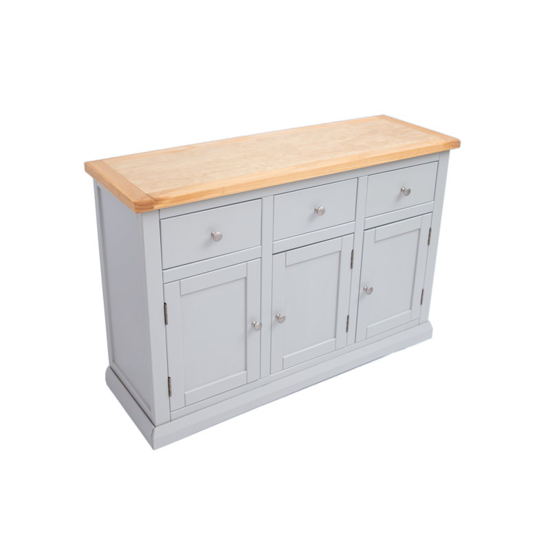 Starr 120cm Sideboard, Grey/Chrome