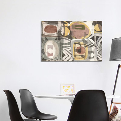 «Graphic Abstract III III Sunbake» par Wild Apple Portfolio - peinture sur toile tendue