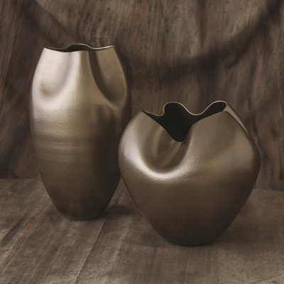 Plait Vase-Silver Haze-Tall