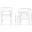 Chaise d'invité de luxe Sammie-44734620-44734621-44734622