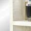 Armoire de rangement de salle de bain murale, armoire à pharmacie, armoire de salle de bain moderne avec miroir-208807449