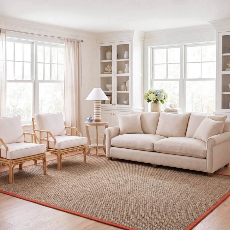 Morrisville Natural Fiber Seagrass Solid Color Rug, Rectangle 8' x 10'