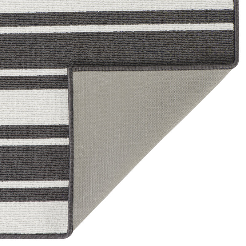 Nautica Gladwin Stripe Machine Washable All Loop Tufted Rugs 1-Piece, Rectangle 2'2" x 3'9"