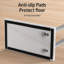 Porte-serviettes sur pied en acier inoxydable