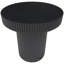 Table d'appoint latérale en bois noir
