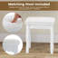 Ensemble coiffeuse et tabouret Craney-1575454762