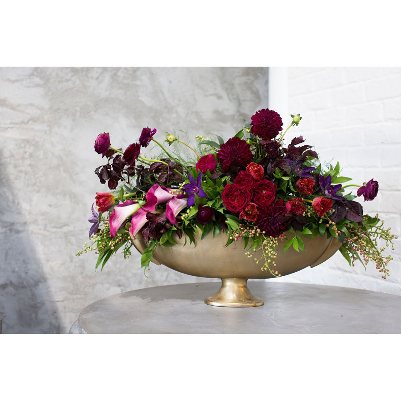 Vase de table Bentley, H 15 po x l 32 po x P 8 po