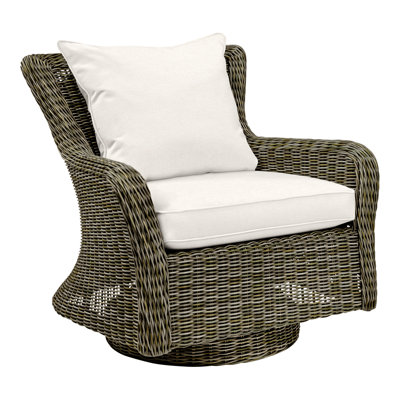 Sag Harbor Swivel Rocking Chair with Cushions 