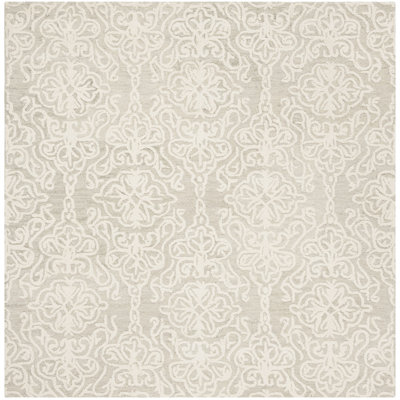 Davyan Hand Tufted Wool Damask Rug