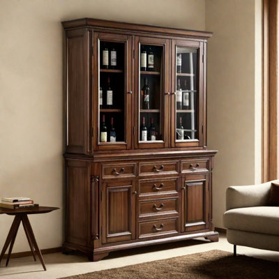 Buffet en bois de noyer