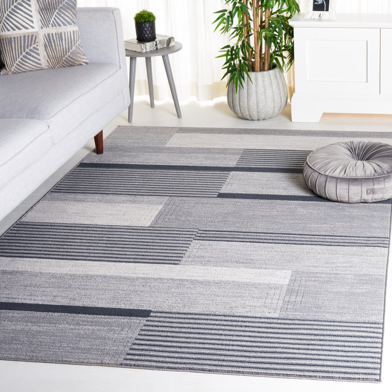 Alcinda Performance Geometric Rug, Rectangle 5'3" x 7'6"