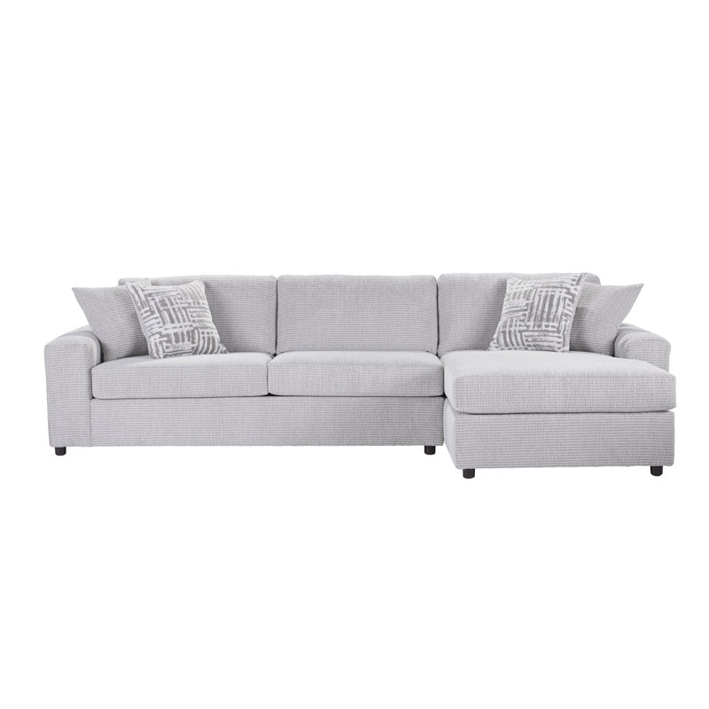 Canapé modulaire faisant face à la droite 2 pièces 14600 Hughes Furniture - Bon Bon Oyster