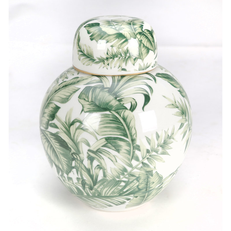 Urnes et pots en porcelaine Murtaz, Vert