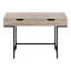 Bureau d'ordinateur, bureau personnel, ordinateur portable, tiroirs de rangement, travail, métal noir, contemporain, moderne-1197245799-1197245820