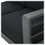 OUTDOOR PATIO GRAY ALUMINUM 4PCS CHAT SET