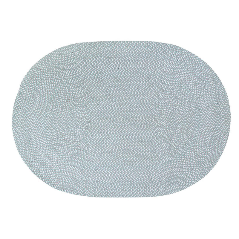 Tapis tressé à la main Tarrants, Ovale 4 pi x 6 pi