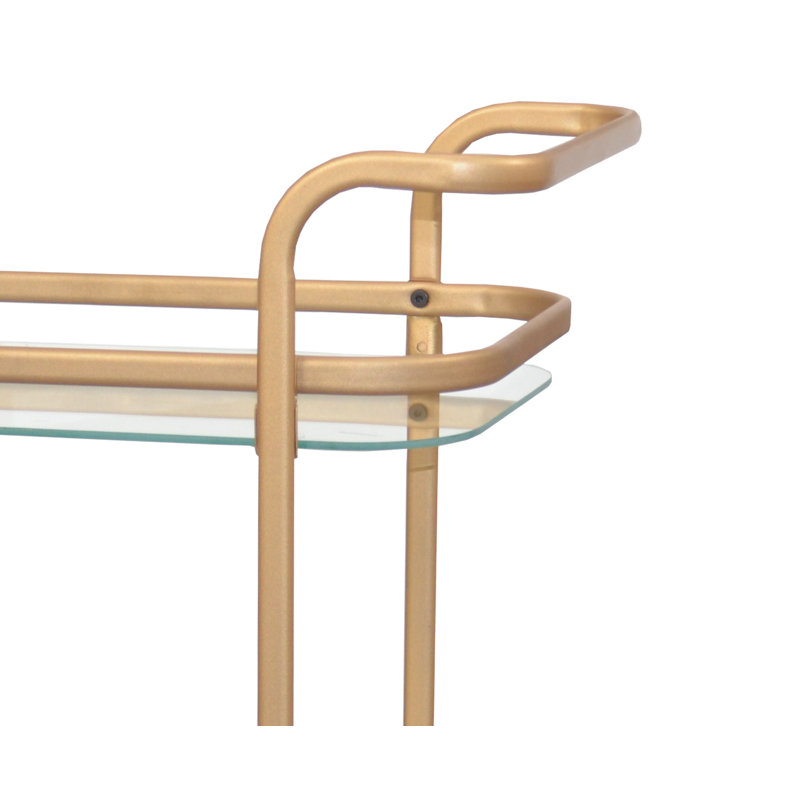 Gelmen Serving Cart, Gold