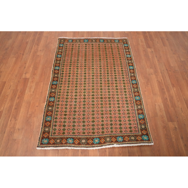 Tapis traditionnel rétro géométrique 3 x 5