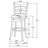 Mona Swivel Barstool Chair, Hunter Green Fabric, Dark Cherry Brown Finish-100560980