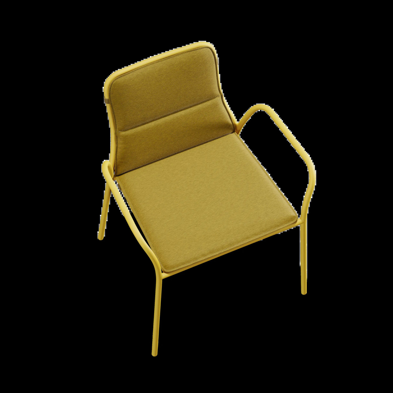 XY Stackable Sunbrella® Patio Armchair, Yellow