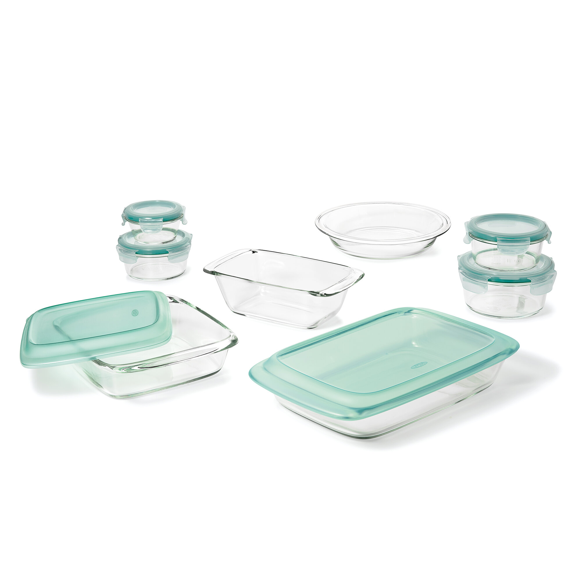 OXO Good Grips 14-Piece Glass Bake, Serve and Store Bakeware Set & Reviews
